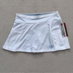 New Balance White Montauk Tennis Skirt